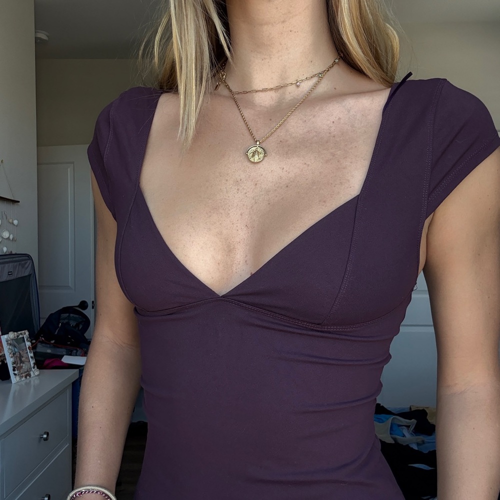 Free People V-Neck Top